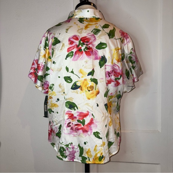 Lauren Ralph Lauren spring fancy floral top - Picture 2 of 5